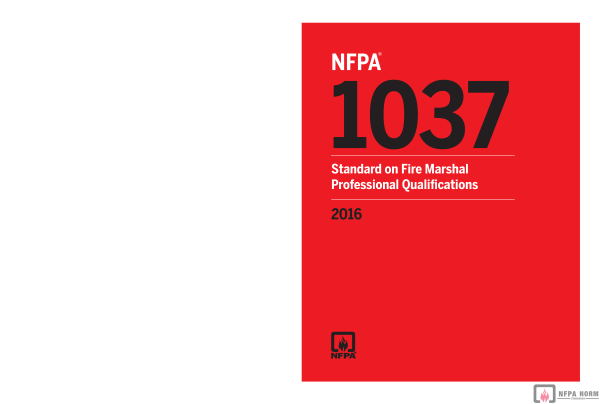 NFPA 1037 PDF